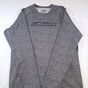 KLIM AGGRESSOR 2.0  L/S SNOWSPORTS BASELAYER GRAY MEN'S XL